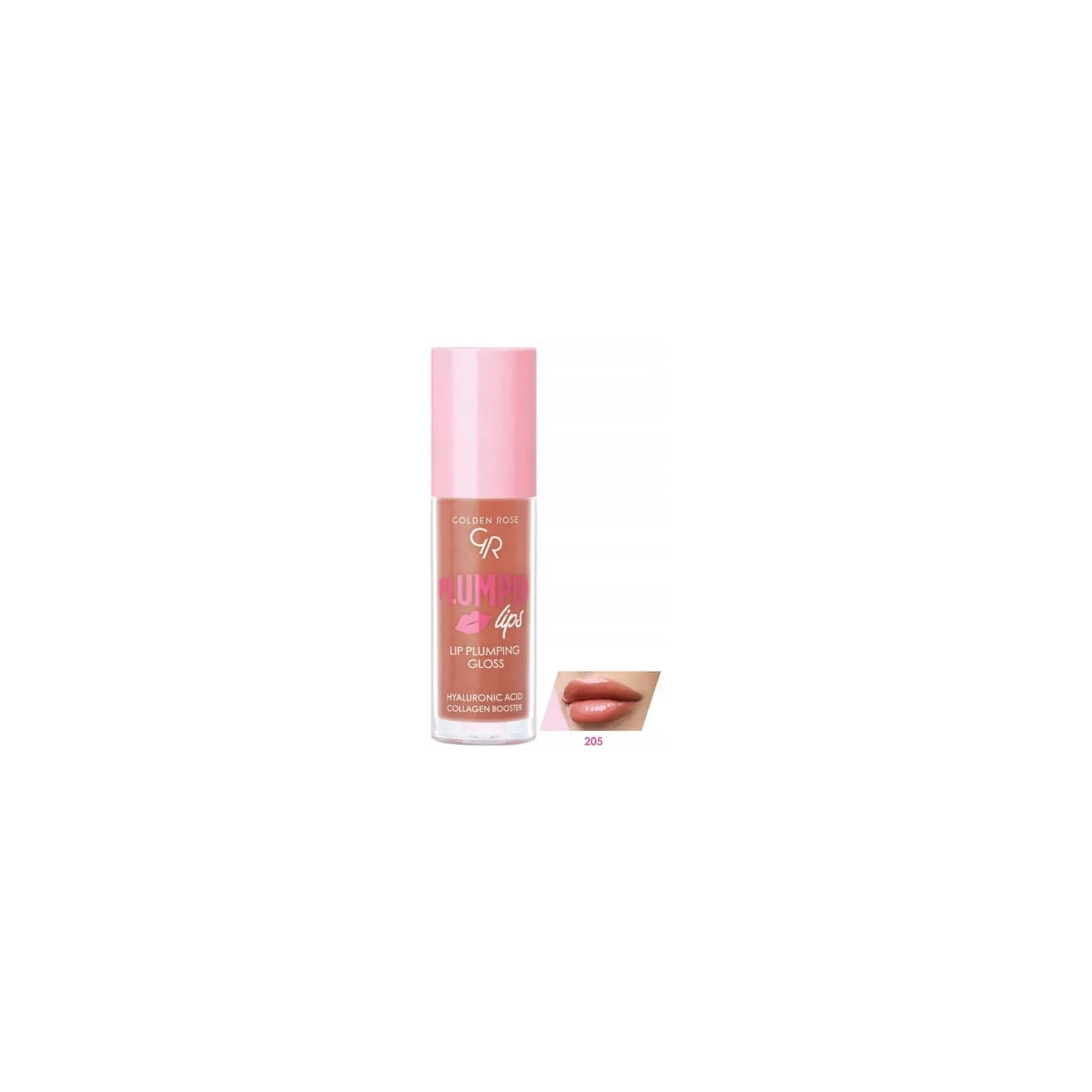 GOLDEN ROSE Plumped Lips błyszczyk do ust 205 PIEKĄCY 4,7ml 