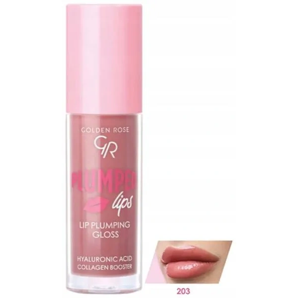 GOLDEN ROSE Plumped Lips błyszczyk do ust 203 PIEKĄCY 4,7ml 
