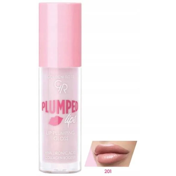 GOLDEN ROSE Plumped Lips błyszczyk do ust 201 PIEKĄCY 4,7ml 