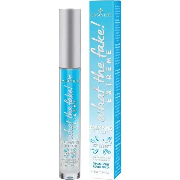ESSENCE What The Fake! Plumping błyszczyk powiększający usta 02 Ice Ice Baby! 4,2ml