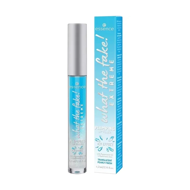 ESSENCE What The Fake! Plumping błyszczyk powiększający usta 02 Ice Ice Baby! 4,2ml