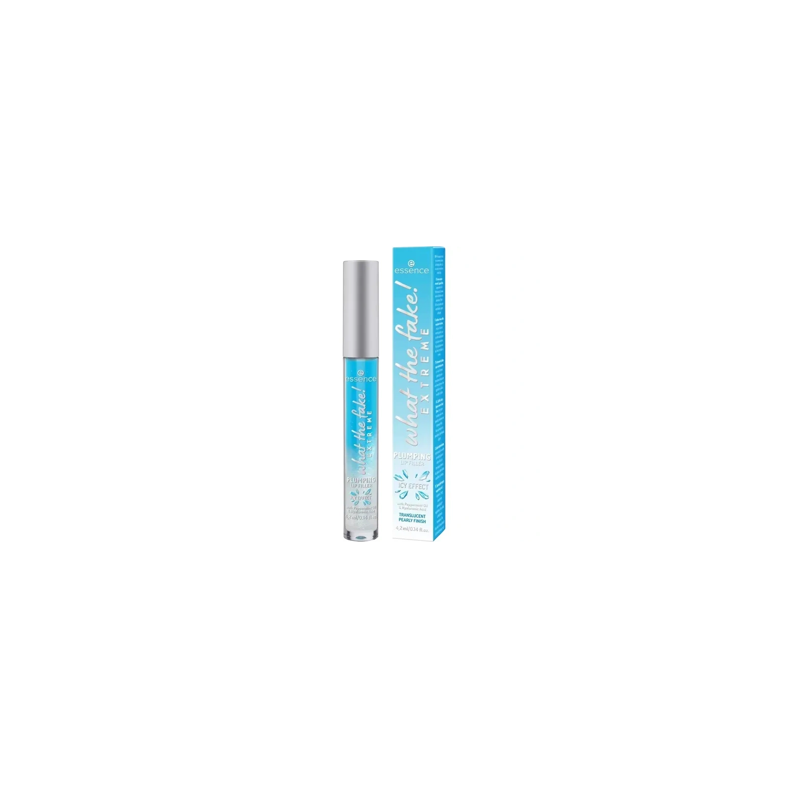 ESSENCE What The Fake! Plumping błyszczyk powiększający usta 02 Ice Ice Baby! 4,2ml
