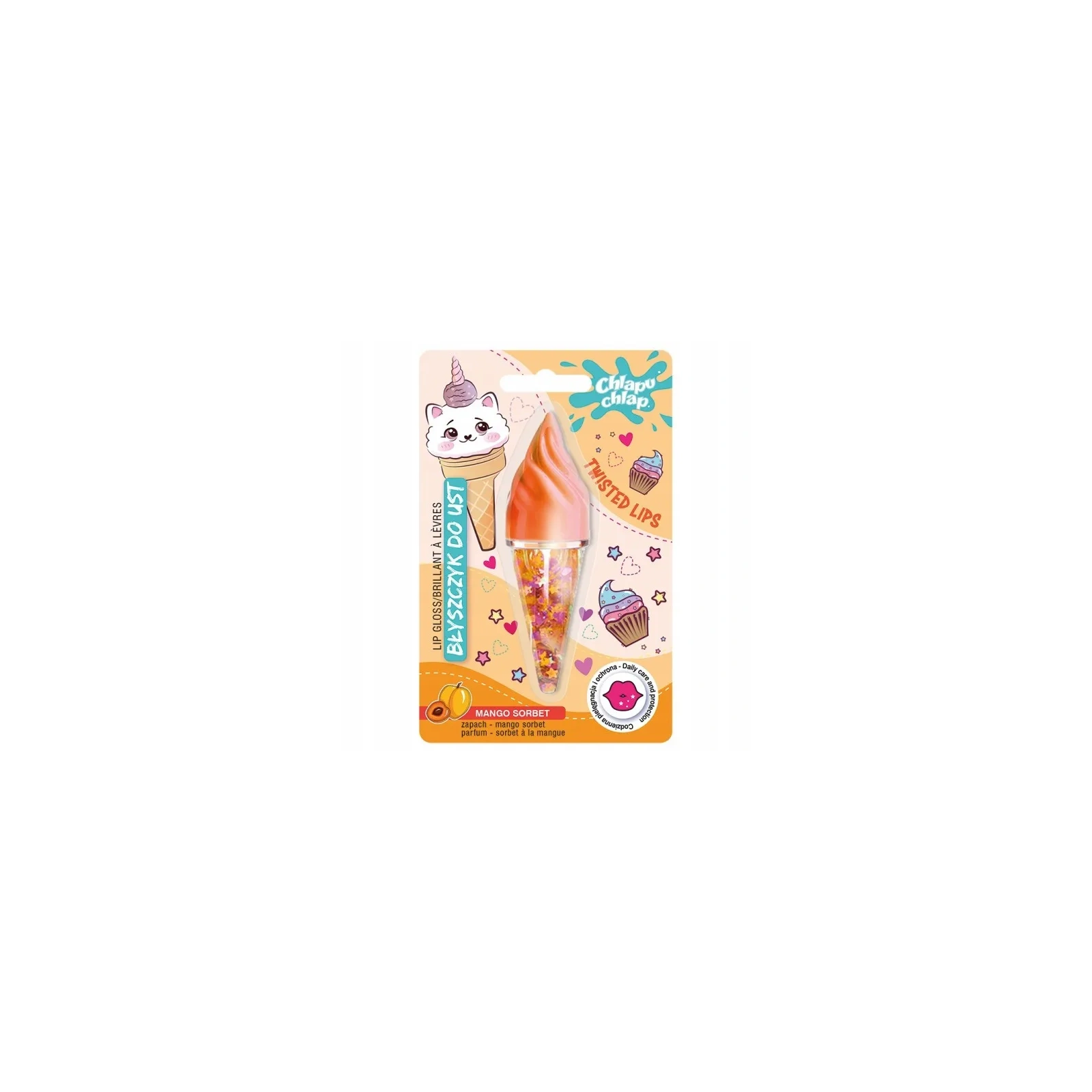 ESTETICA Chlapu Chlap Lody błyszczyk do ust sorbet mango 4,5ml 