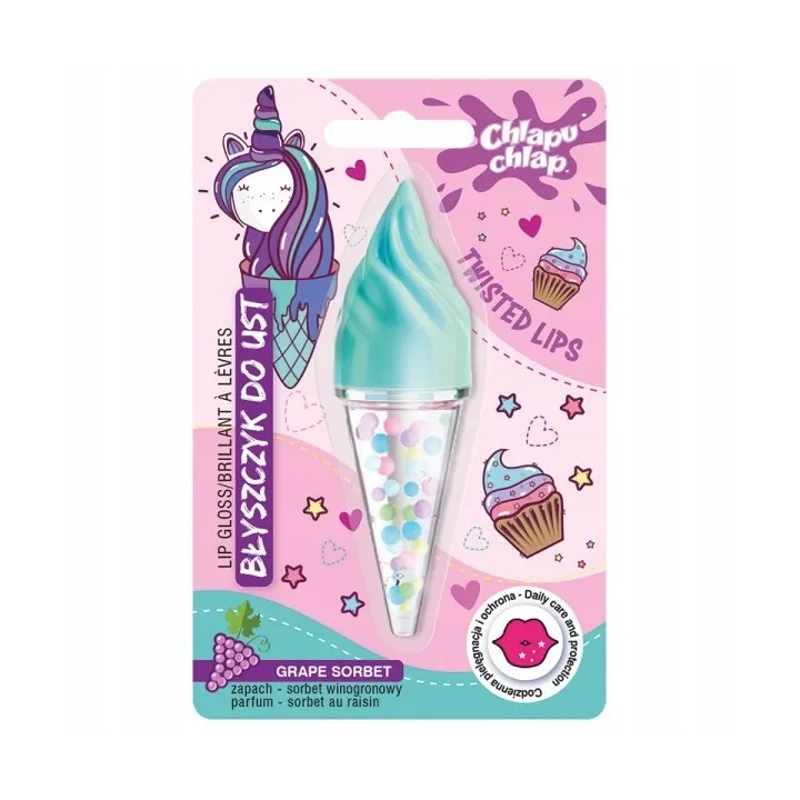 ESTETICA Chlapu Chlap Lody błyszczyk do ust sorbet winogronowy 4,5ml 