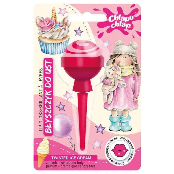 ESTETICA Chlapu Chlap Lizak błyszczyk do ust zakręcone lody 8ml 