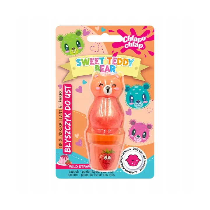 ESTETICA Chlapu Chlap Sweet Teddy Bear błyszczyk Poziomkowa Galaretka 10ml