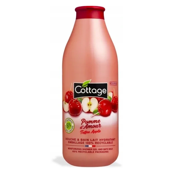 COTTAGE Douche & Bain Lait Hydratant żel pod prysznic Toffee Apple 750ml