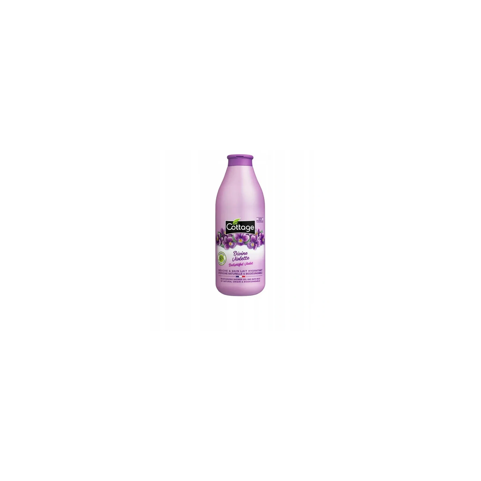 COTTAGE Douche & Bain Lait Hydratant żel pod prysznic Delightful Violet 750ml