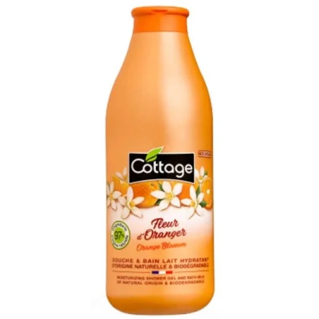 COTTAGE Douche & Bain Lait Hydratant żel pod prysznic Fleur Oranger 750ml 