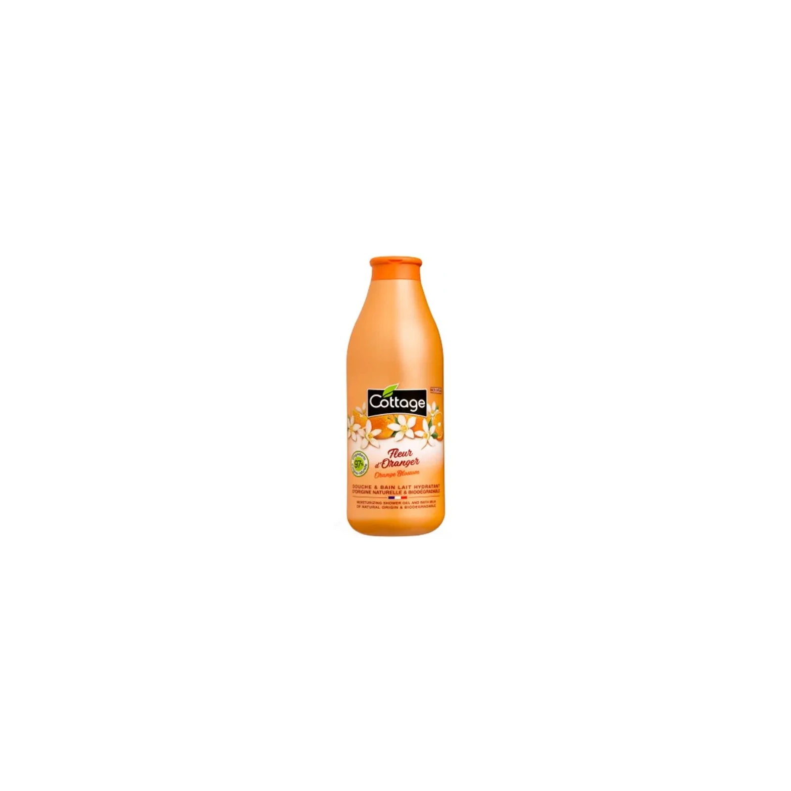 COTTAGE Douche & Bain Lait Hydratant żel pod prysznic Fleur Oranger 750ml 