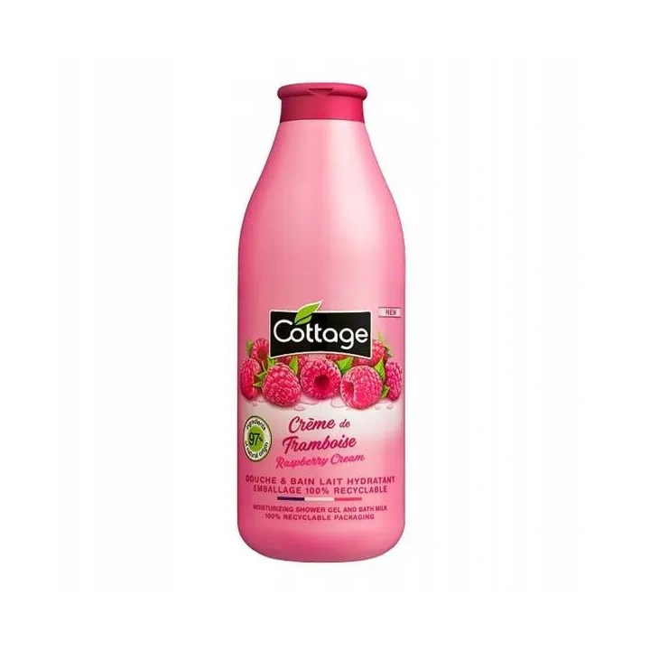 COTTAGE Douche & Bain Lait Hydratant żel pod prysznic Raspberry Cream 750ml