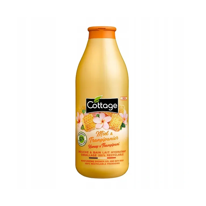 COTTAGE Douche & Bain Lait Hydratant żel pod prysznic Honey & Frangipani 750ml 