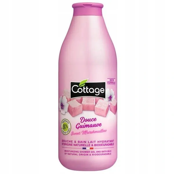 COTTAGE Douche & Bain Lait Hydratant żel pod prysznic Sweet Marschmallow 750ml 