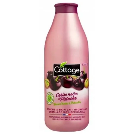 COTTAGE Douche & Bain Lait Hydratant żel pod prysznic Black Cherry & Pistachio 750ml 