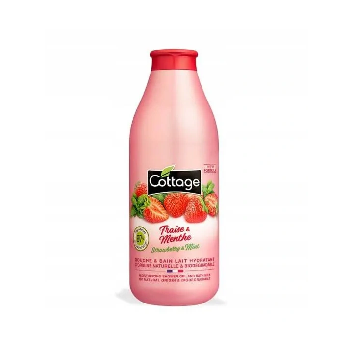COTTAGE Douche & Bain Lait Hydratant żel pod prysznic Stawberry & Mint 750ml 