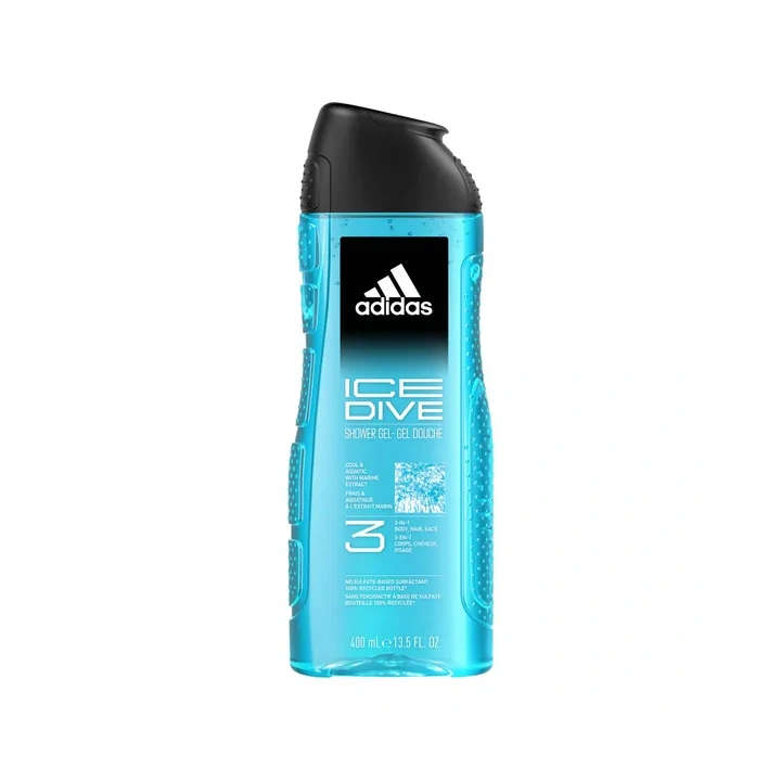 ADIDAS Men żel pod prysznic 3w1 Ice Dive 400ml 