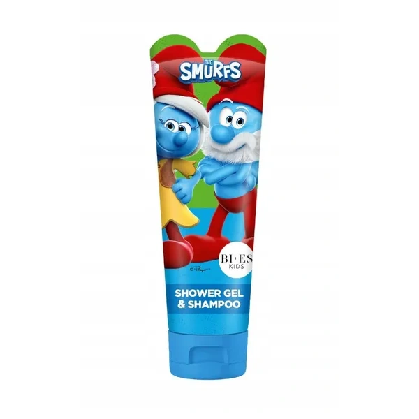 BIES Smerfy żel pod prysznic i szampon 2w1 Red Cherry 240ml