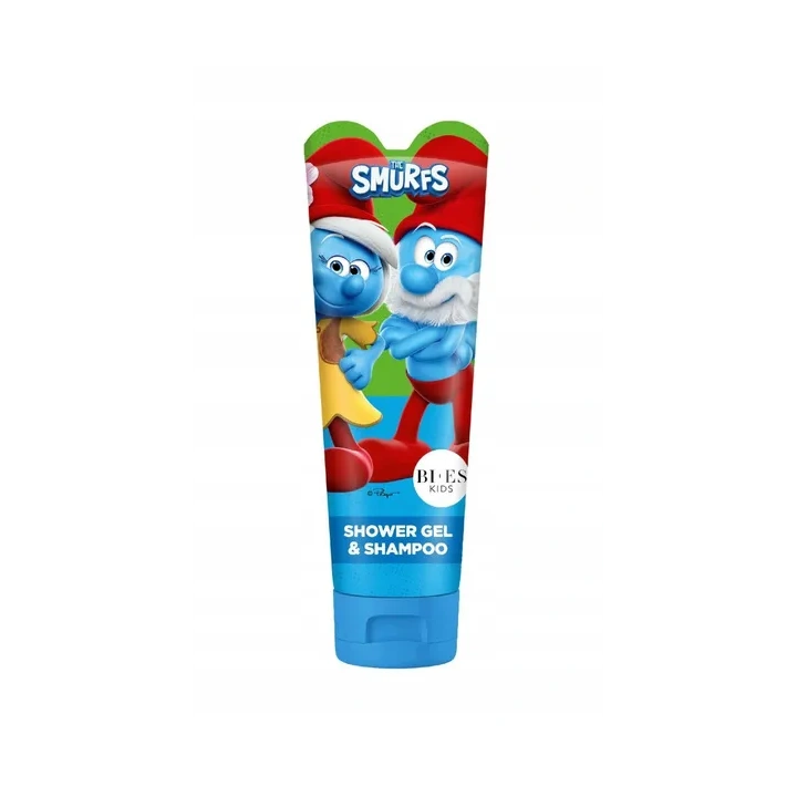 BIES Smerfy żel pod prysznic i szampon 2w1 Red Cherry 240ml
