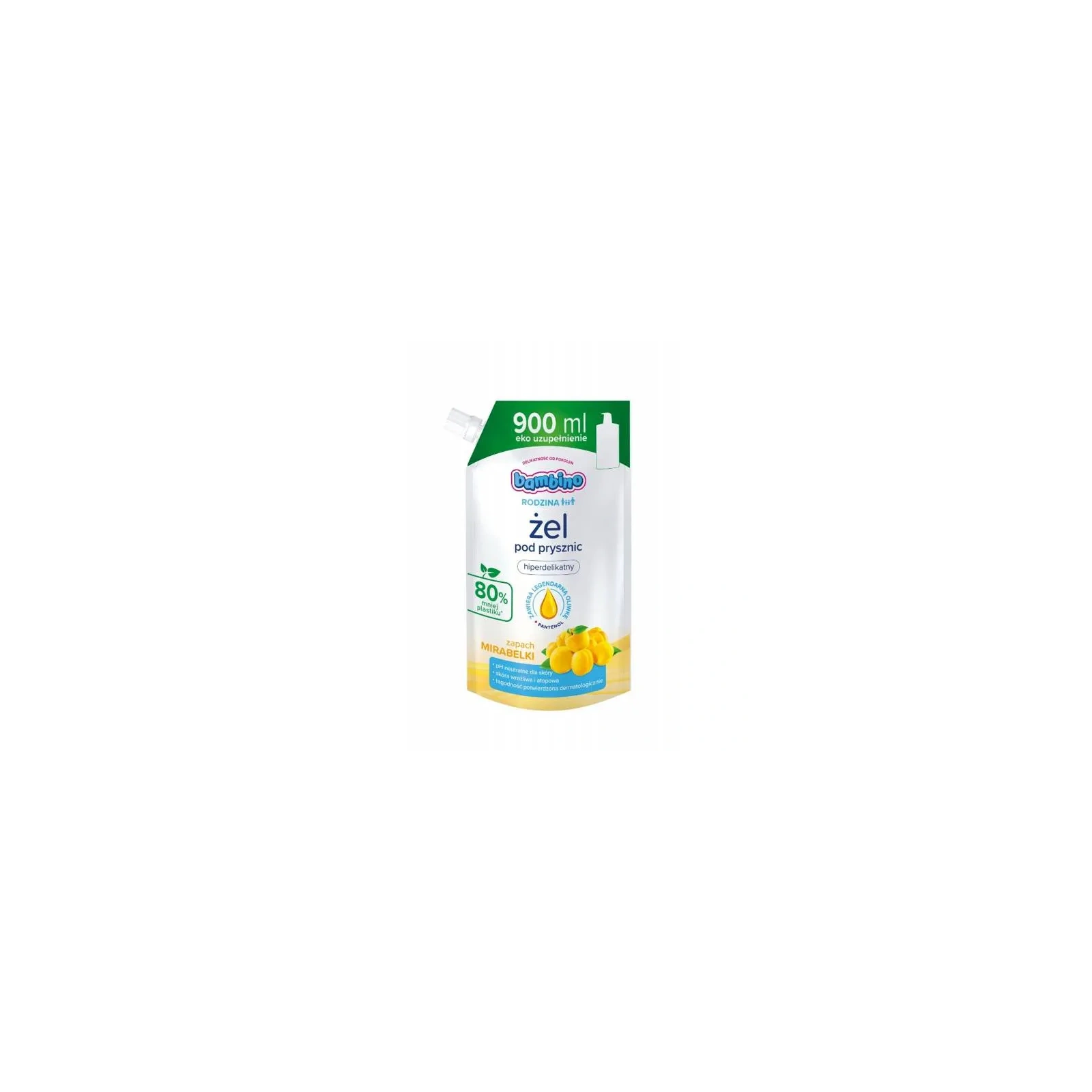 BAMBINO Rodzina żel pod prysznic hiperdelikatny Mirabelka 900ml 