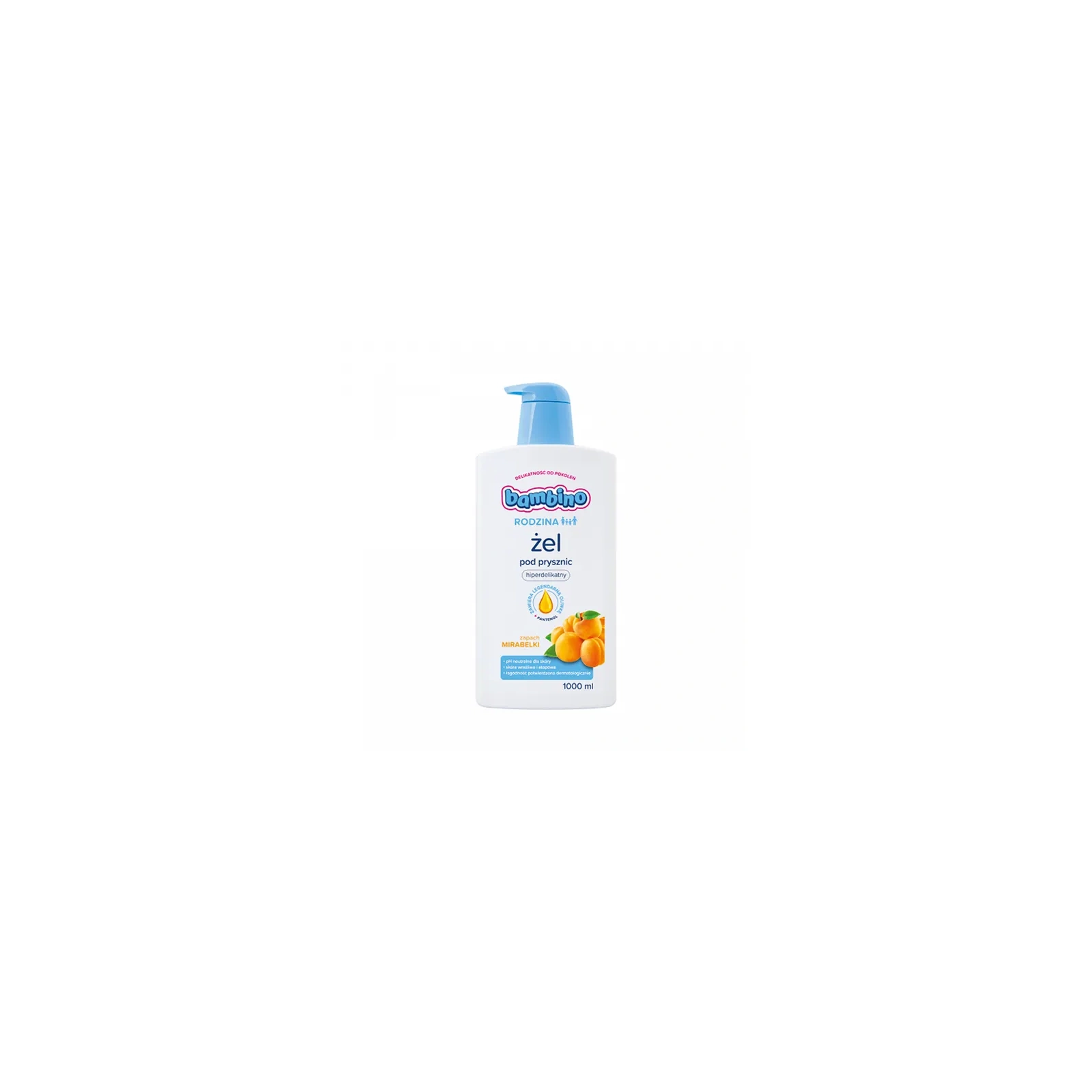 BAMBINO Rodzina żel pod prysznic hiperdelikatny Mirabelka 1000ml 