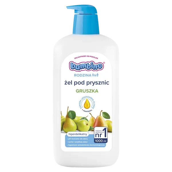 BAMBINO Rodzina żel pod prysznic hiperdelikatny Gruszka 1000ml