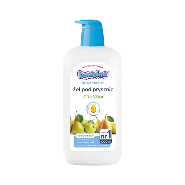 BAMBINO Rodzina żel pod prysznic hiperdelikatny Gruszka 1000ml