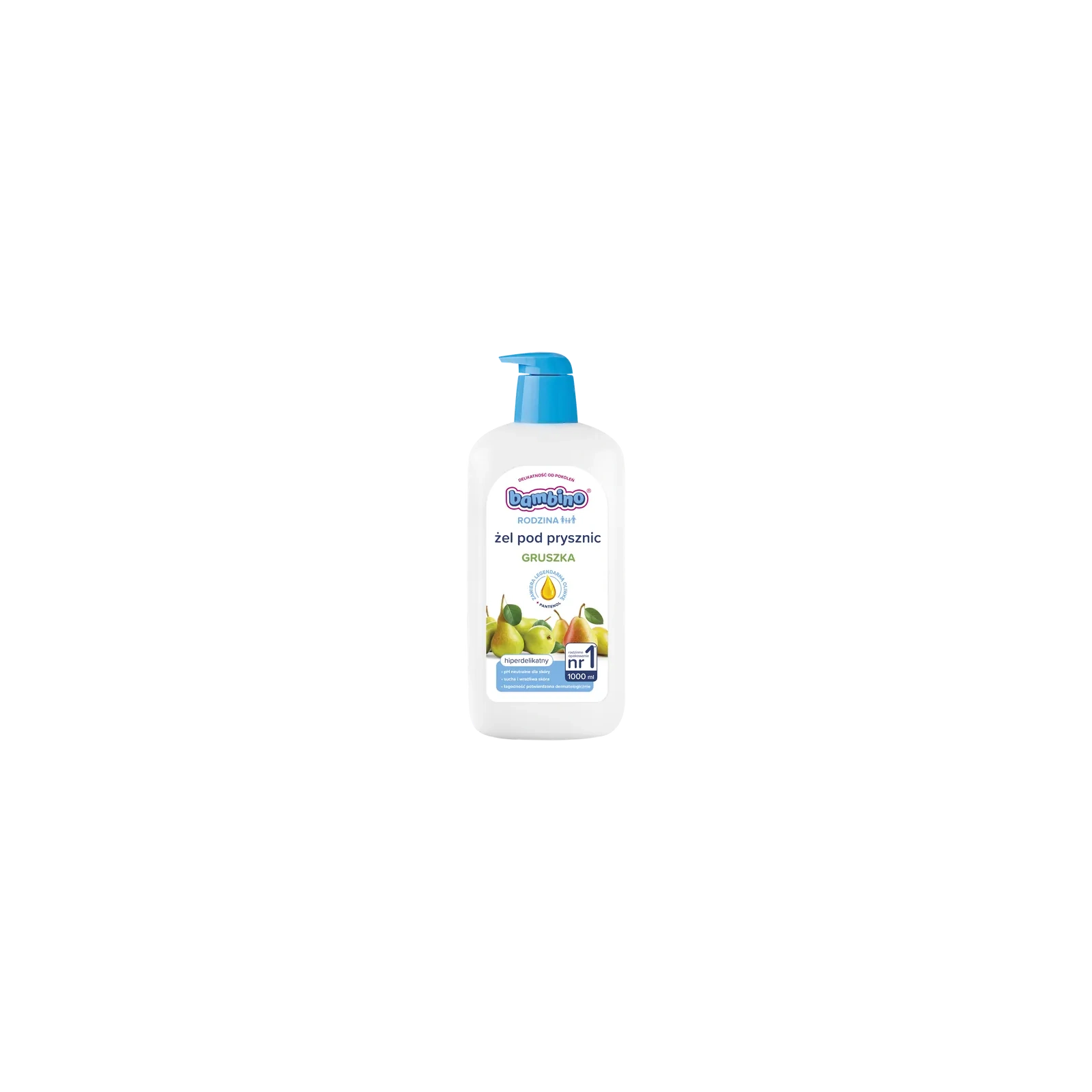 BAMBINO Rodzina żel pod prysznic hiperdelikatny Gruszka 1000ml