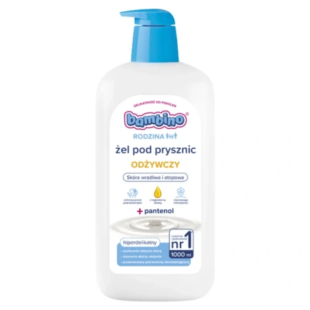 BAMBINO Rodzina żel pod prysznic hiperdelikatny Odżywczy 1000ml