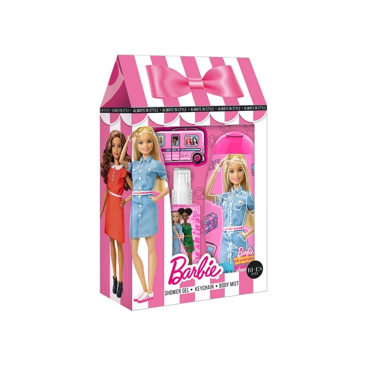 BIES Barbie Dreamhouse zestaw (żel pod prysznic + mgiełka + brelok) 