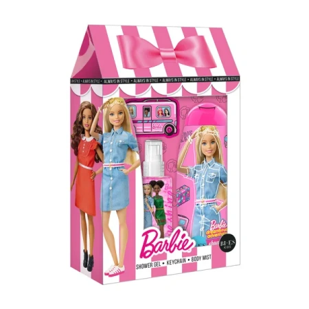 BIES Barbie Dreamhouse zestaw (żel pod prysznic + mgiełka + brelok) 