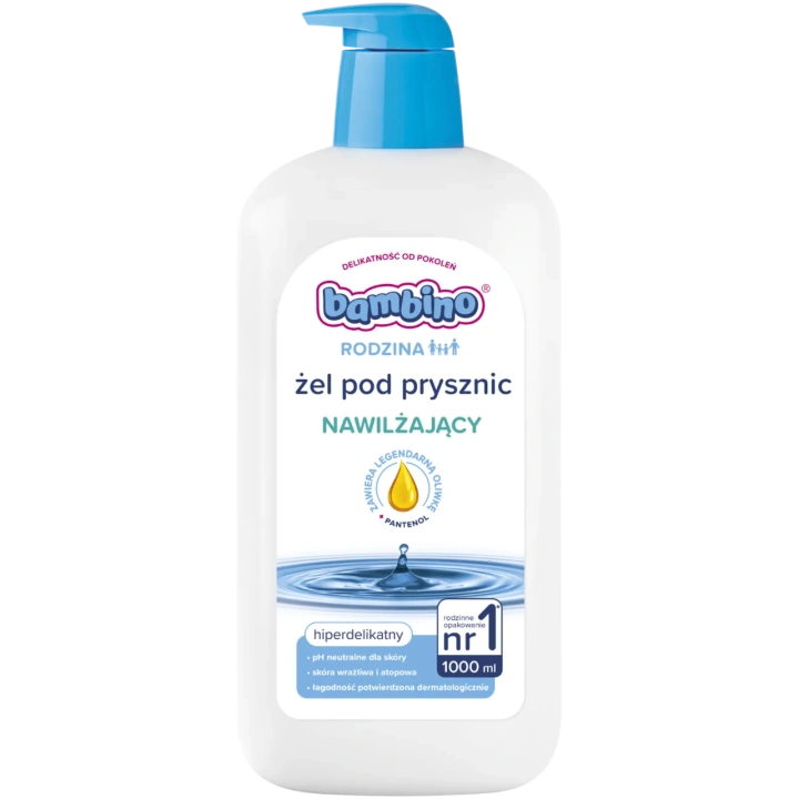 BAMBINO Rodzina żel pod prysznic hiperdelikatny Nawilżający 1000ml