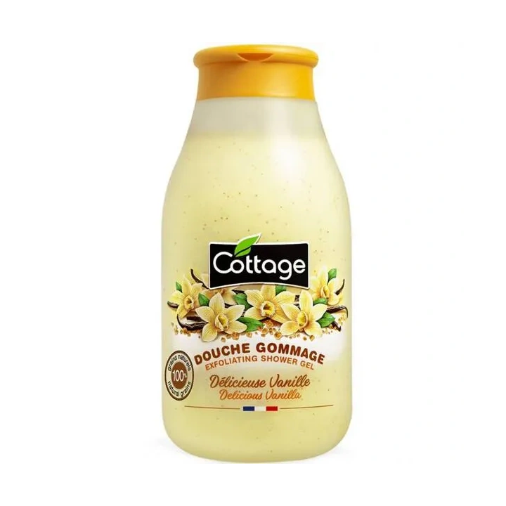 COTTAGE Exfoliating Shower Gel żel pod prysznic z peelingiem Delicious Vanilla 270ml 