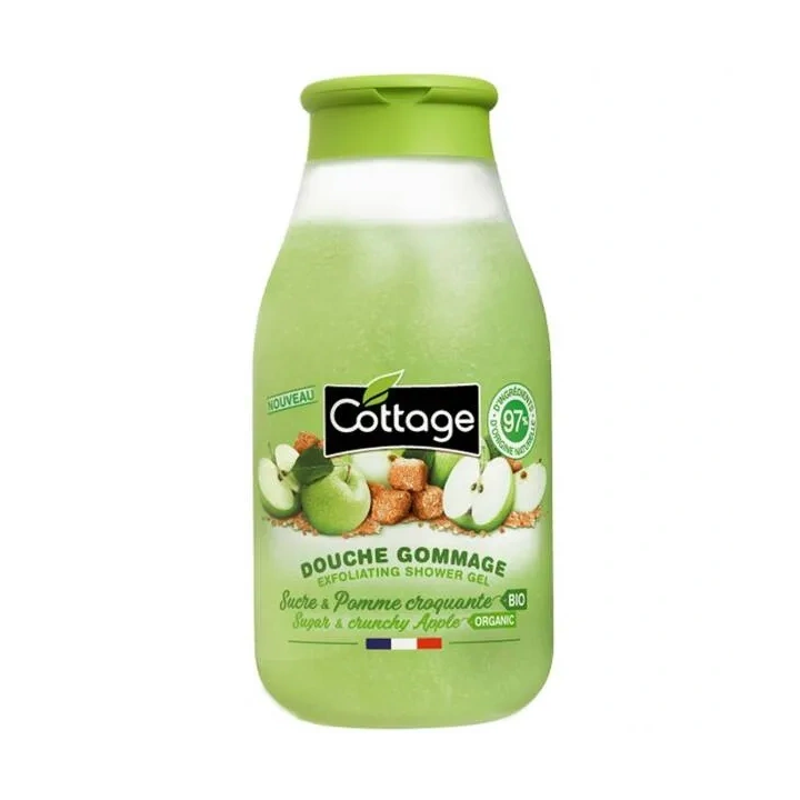 COTTAGE Exfoliating Shower Gel żel pod prysznic z peelingiem Sugar & Crunchy Apple 270ml 
