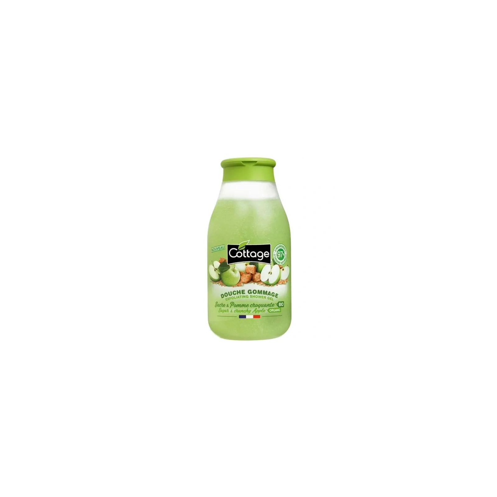 COTTAGE Exfoliating Shower Gel żel pod prysznic z peelingiem Sugar & Crunchy Apple 270ml 