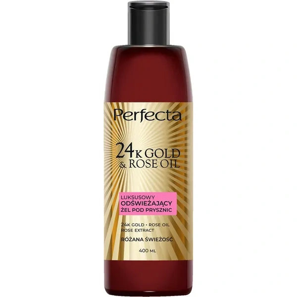DAX Perfecta 24k Gold & Rose żel pod prysznic pielęgnacyjny Miodowe Otulenie 400ml 