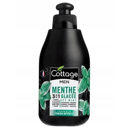 COTTAGE Shampoing Douche Men 3w1 szampon i żel pod prysznic Icy Mint 250ml 