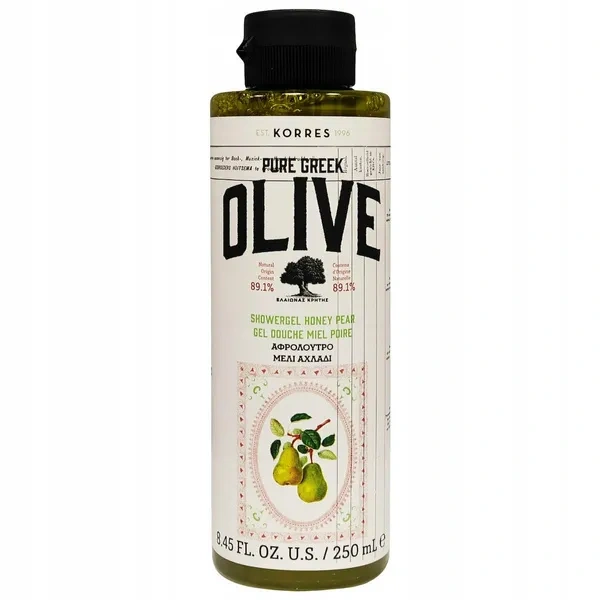 KORRES Pure Greek Olive żel pod prysznic Honey & Pear 250ml 