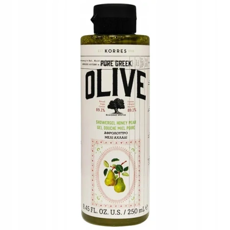 KORRES Pure Greek Olive żel pod prysznic Honey & Pear 250ml 