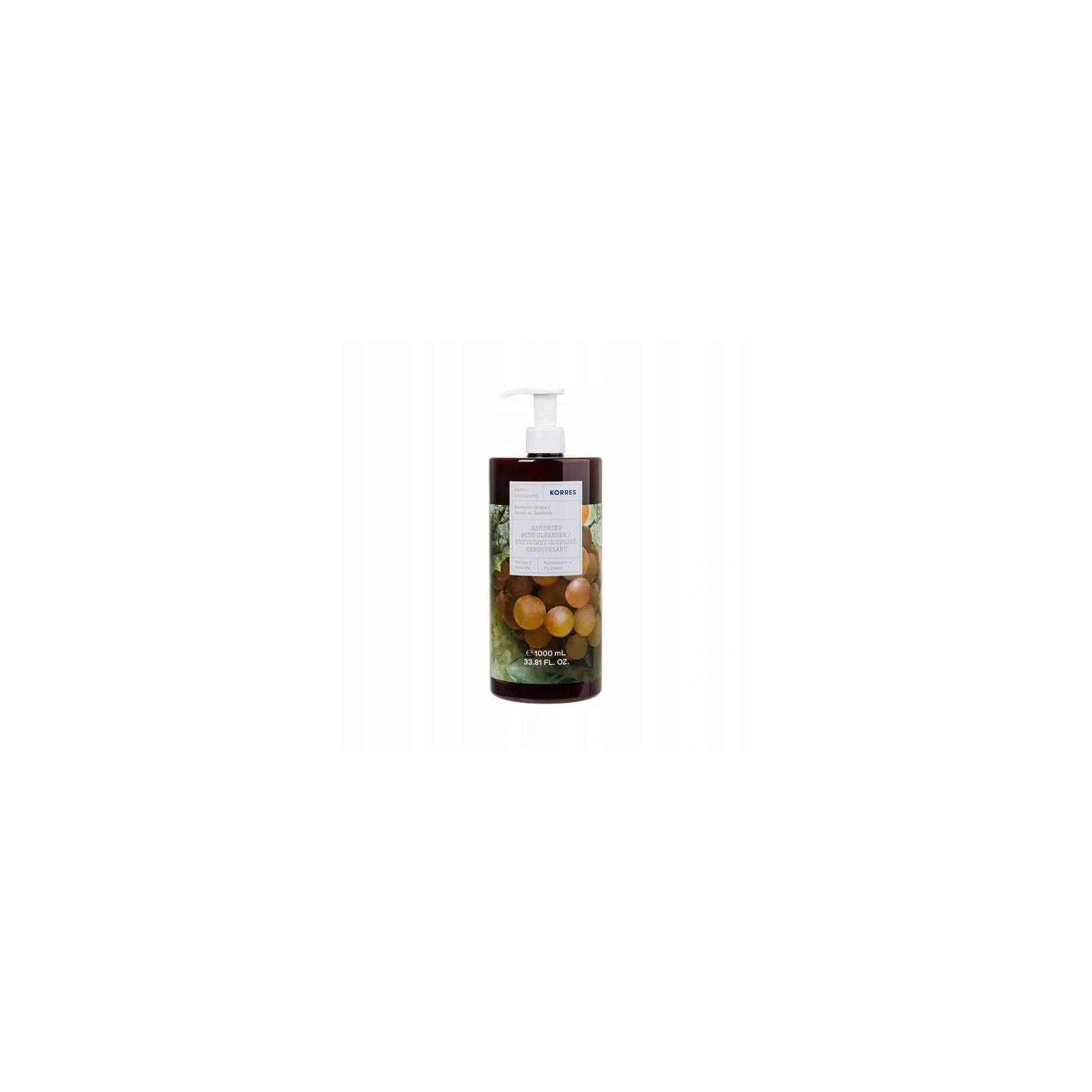 KORRES Renewing Body Cleanser żel pod prysznic Santorini Grape 1000ml 