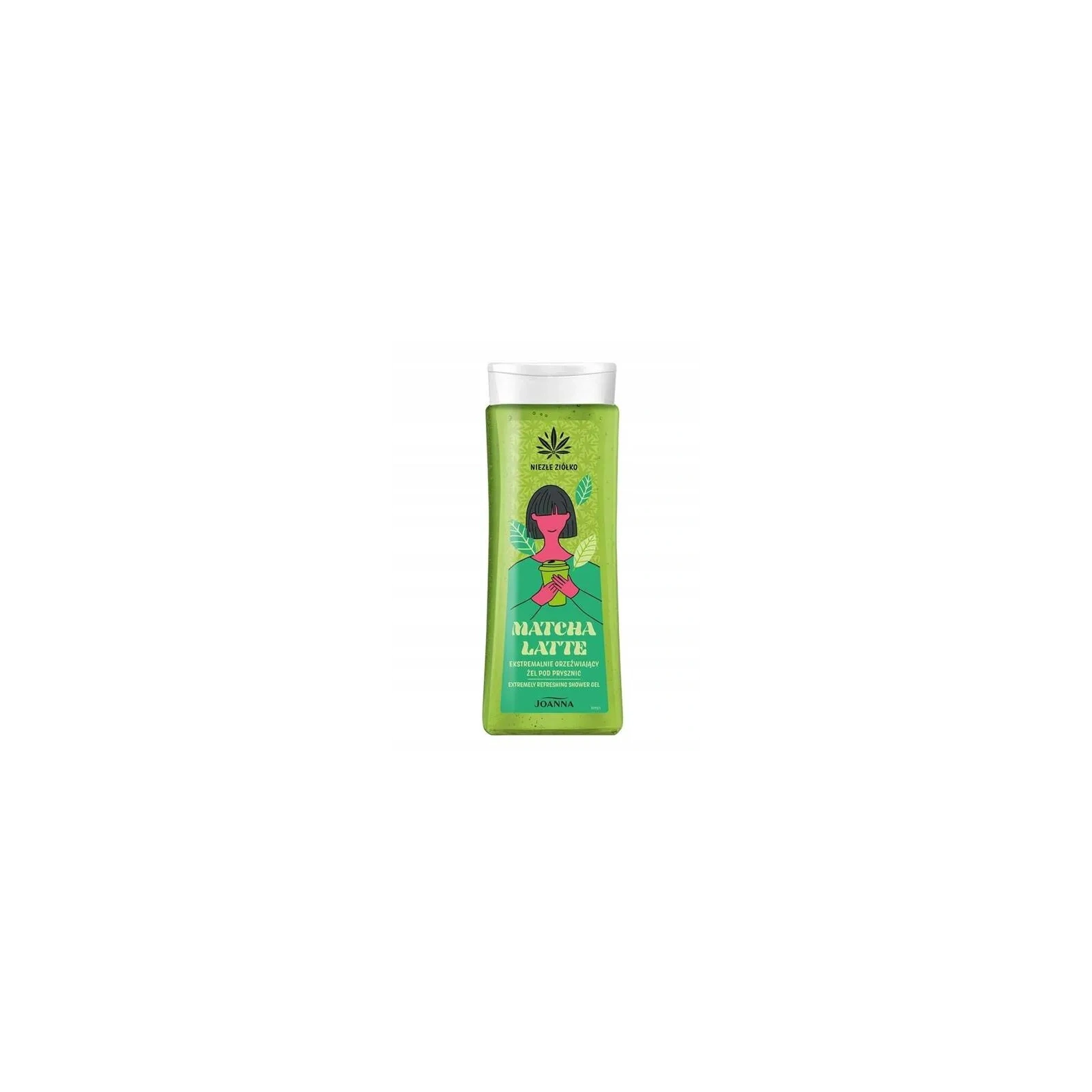 JOANNA Niezłe Ziółko żel pod prysznic orzeżwiający Matcha Latte 300ml 