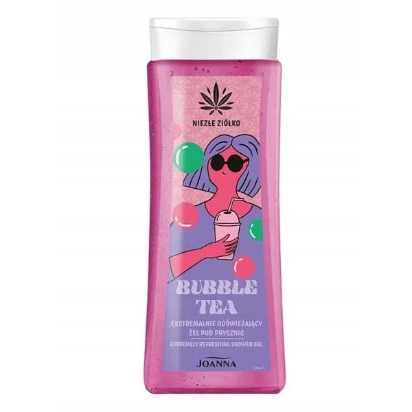 JOANNA Niezłe Ziółko żel pod prysznic odświeżający Bubble Tea 300ml 