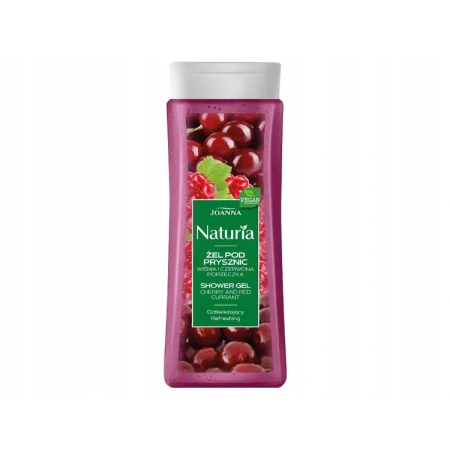 JOANNA Naturia Body żel pod prysznic Wiśnia i Czerwona porzeczka 300ml