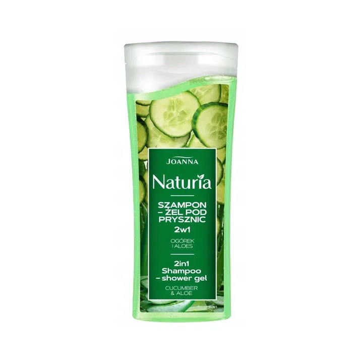 JOANNA Naturia Mini szampon-żel pod prysznic 2w1 Ogórek i Aloes 100ml