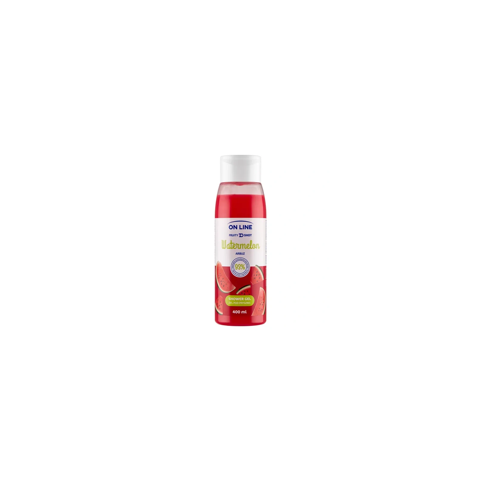 ON LINE Fruity Shot żel pod prysznic Watermelon 400ml 