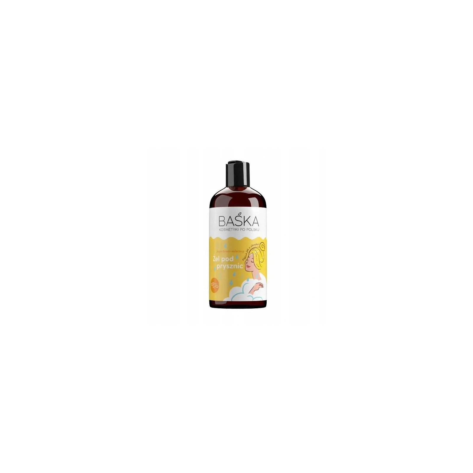 SOLVERX Baśka żel pod prysznic Jogurtowo mleczny 500ml