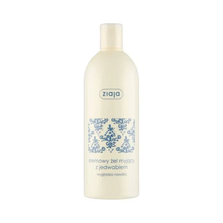 ZIAJA Kremowy żel pod prysznic z jedwabiem 500ml