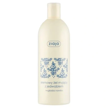 ZIAJA Kremowy żel pod prysznic z jedwabiem 500ml