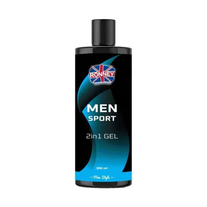 RONNEY Professional Men żel pod prysznic i szampon do włosów Sport 300ml