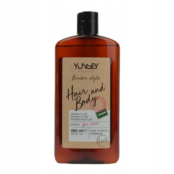 YUNSEI Barber Style 2w1 szampon-żel pod prysznic męski 380ml