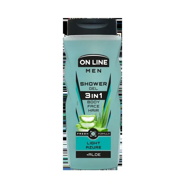 ON LINE Men żel pod prysznic 3w1 Light Azure 410ml